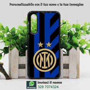 Cover personalizzata con la tua immagine preferita e il nome calcio Inter per tutti i modelli samsung stampa indelebile risoluzione HD