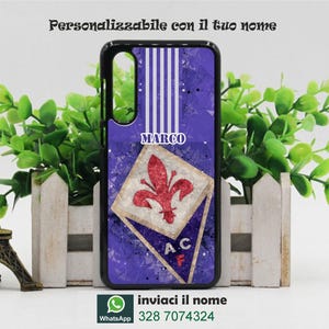 Cover personalizzata con la tua immagine preferita e il nome calcio fiorentina per tutti i modelli samsung stampa indelebile risoluzione HD