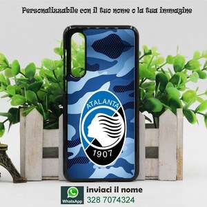 Cover personalizzata con la tua immagine preferita e il nome calcio atalanta per tutti i modelli samsung stampa indelebile risoluzione HD