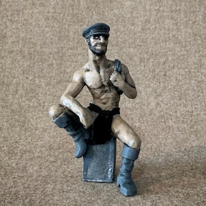 Mannelijk standbeeld | Manbeeldje | Kunst homomannen