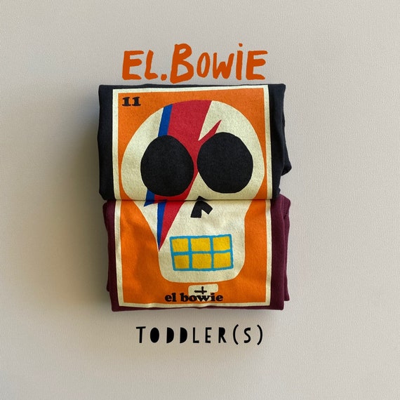 Toddlers "el.Bowie" (David Bowie) Sugar Skull Tee