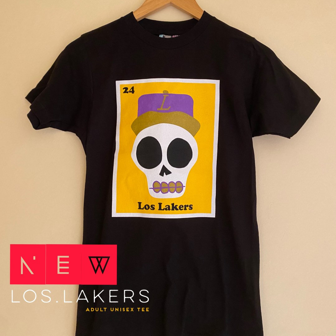 lakers skull shirt