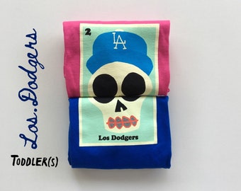 Toddlers "Los Dodgers" Sugar Skull Tee