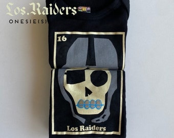 Onesie "Los.Raiders” Sugar Skull