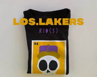 Kids "Los Lakers" Sugar Skull Tee