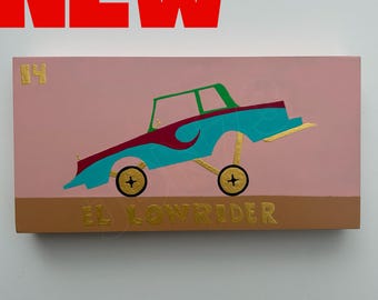 Lowrider Paintings: 6x12 Wood Panel Art