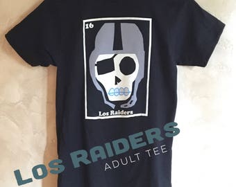 Adult "Los Raiders" Sugar Skull Tee