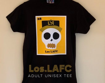 Adult "Los.LAFC" Unisex Sugar Skull Tee