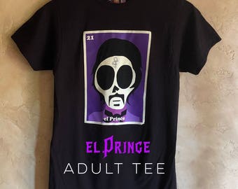 Adult "el Prince" Sugar Skull Tee