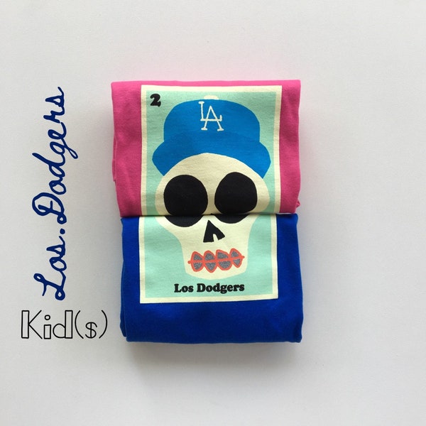 Kids "Los Dodgers" Sugar Skull Tee