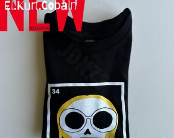Toddlers “el.Kurt.Cobain” Sugar Skull Tee