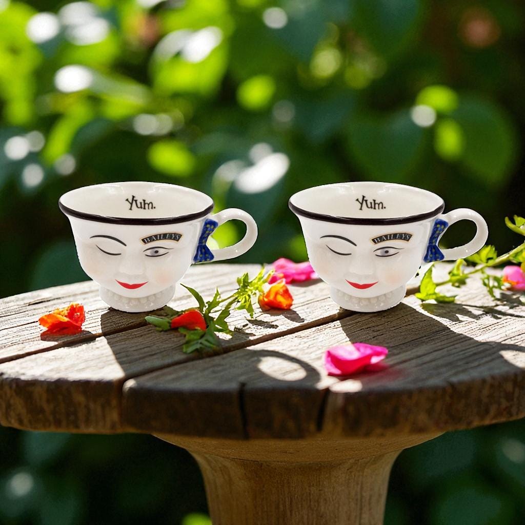 Baileys face cups - Etsy 日本