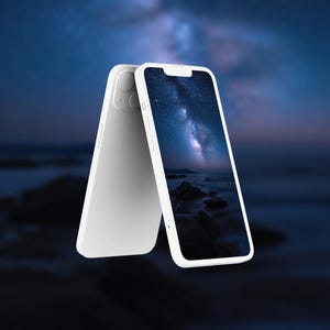 4K Galaxy Phone Wallpaper: Milchstraße Sternenhimmel (Digitaler Download