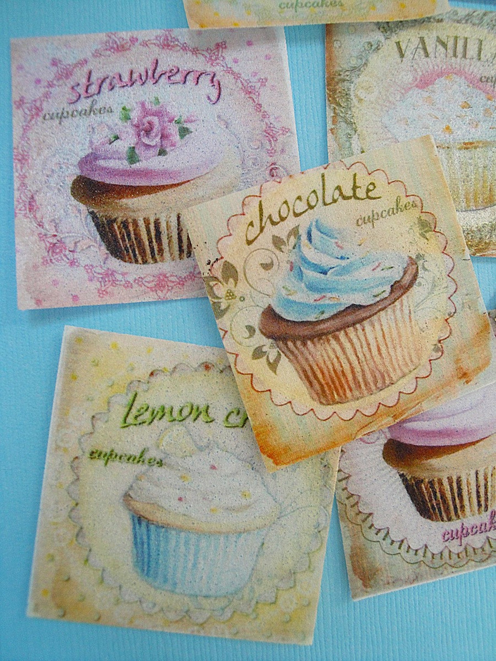 Sweet Cupcake Edible Image Wafer Papers Etsy