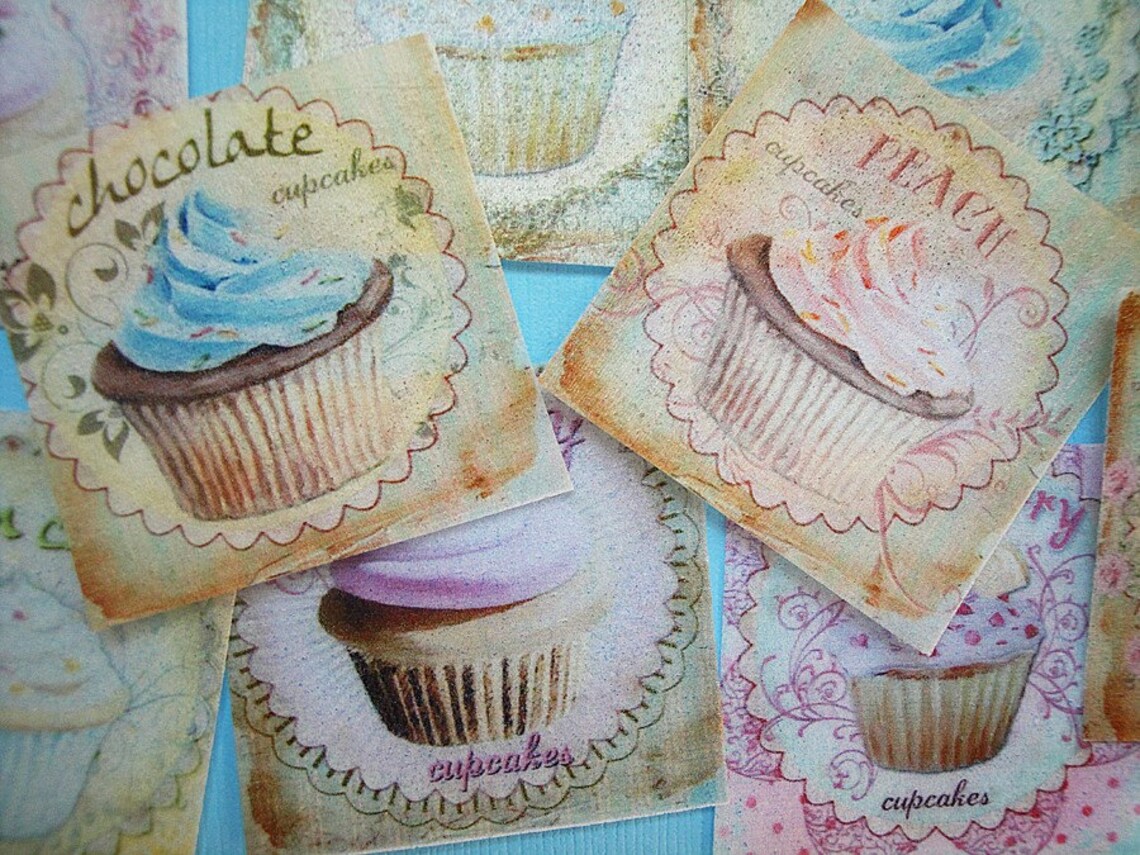 Sweet Cupcake Edible Image Wafer Papers - Etsy