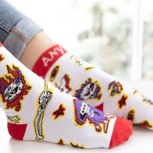 AnySocks, Mismatched Socks, Odd Socks, Mystic Socks, Fun Socks, Colorful Socks, Eko friendly Socks, Gift Idea, Socks for Her, Gift for Her