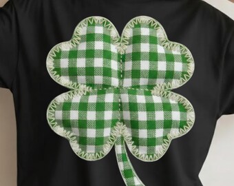 Patchwork Shamrock PNG, St Patrick's Day Grafik (Digitaler Download)