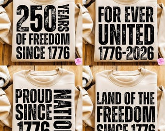 独立記念日250周年記念バンドルPNG、愛国的な鷲、1776 2026 PNG（Tシャツ、マグカップ用）、アメリカ建国250周年を祝うPNG