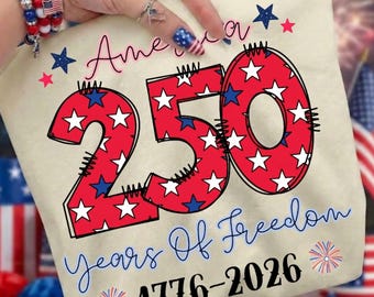 Amerika 250-jähriges Jubiläum Emblem, Patriotisch 4. Juli PNG (Digitaler Download)