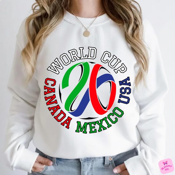 World Cup 2026 PNG | Soccer | USA Canada Mexico | Unisex Trending Png Bundle | Soccer fan gift | WC 2026 Sublimation File | 2026 Soccer Png