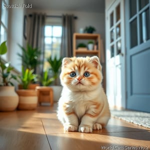 Scottish Fold – Sweet Curiosity with Folded Ears | World Cats Series No.2