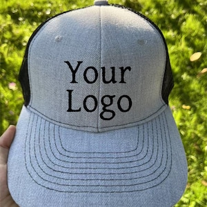 Custom Trucker Hat with Logo and Name, Embroidered Trucker Hat, Personalized Embroidery Cap,Baseball Hat,Custom Dad Cap,Text Embroidered Hat