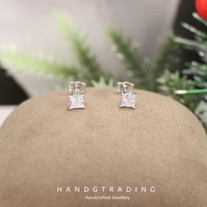 925 Sterling Silver Zirconia Small Earrings