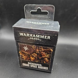 Warhammer 40k Datacards Chaos Space Marines Games Workshop 2019