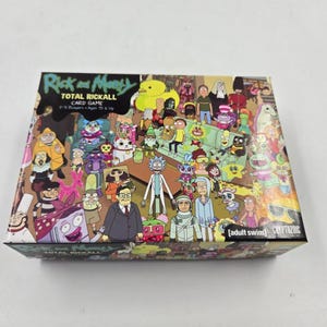 Cryptozoic Rick and Morty Total Rickall Cooperative-kaartspel - COMPLEET