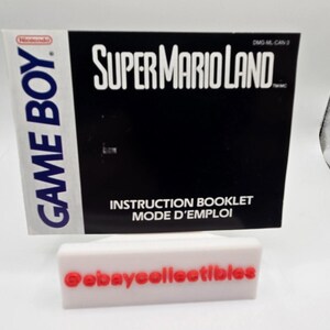 Super Mario Land 1 - Nintendo Game Boy GB - Bedienungsanleitung