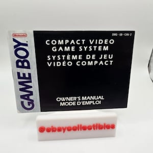 Game Boy / GB Istruzioni Libretto originale della console Nintendo