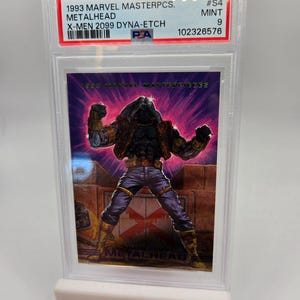 1993年 スカイボックス マーベル・マスターピース X-メン 2099 ダイナエッチ メタルヘッド PSA9 新品同様