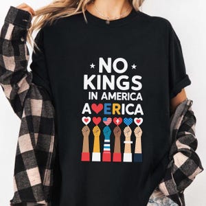 No Kings in America Png ,Protest Png, Pro Democracy Png, trendy Png Anti Maga, Anti-Trump, Digital Download