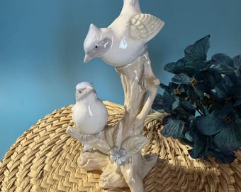 魅力的なヴィンテージ磁器製ブルージェイの置物 - Etsy 日本
