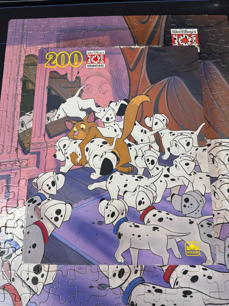 Vintage Golden Disney 101 Dalmatians Puzzle (200 Pcs) | Made in USA ...