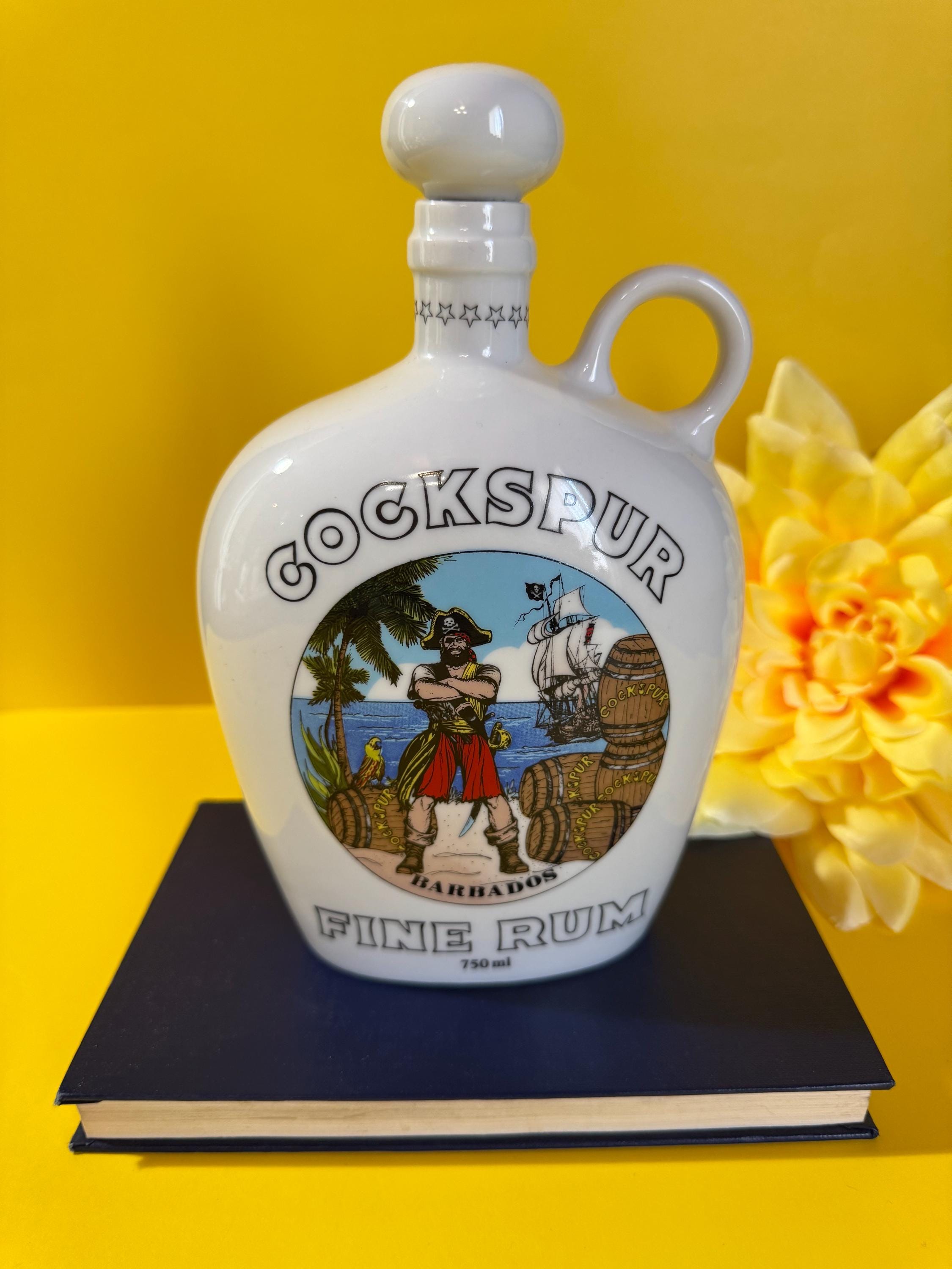 COCKSPUR RUM ２本セット 古酒 Vintage Cockspur Barbados Fine Rum Ceramic Bottle (1980s