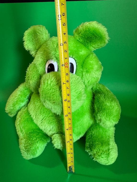Rare Vintage 1989 Green Kazoom Kodak Kolorkins Plush – Retro