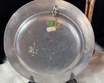 Vintage Wilton Pewter Decorative Plate - Christmas 1983 - Etsy