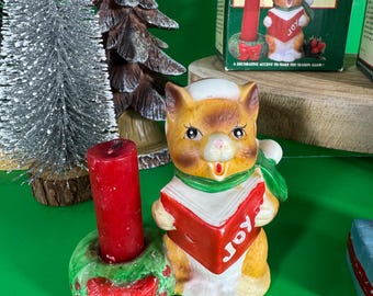 s*3様 ハビエル・マリスカル 　マリスカル ジュリアン 置物 Vintage Christmas Penguin and Cat 