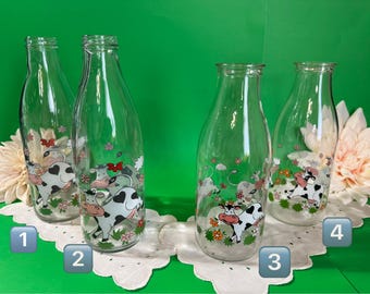2本入り VTGガラス製ハーフガロンミルクボトル ~ デイリーランドズ