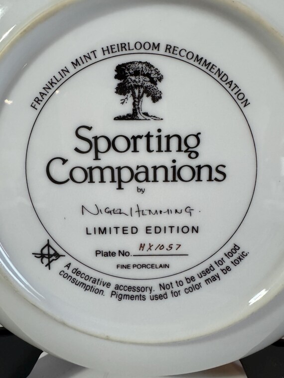 8-inch Black Labrador Collector Plate - Nigel Hemming Sporting