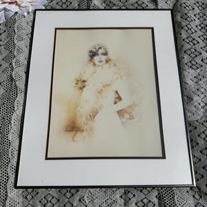 Stunning Vintage Sara Moon Art Print