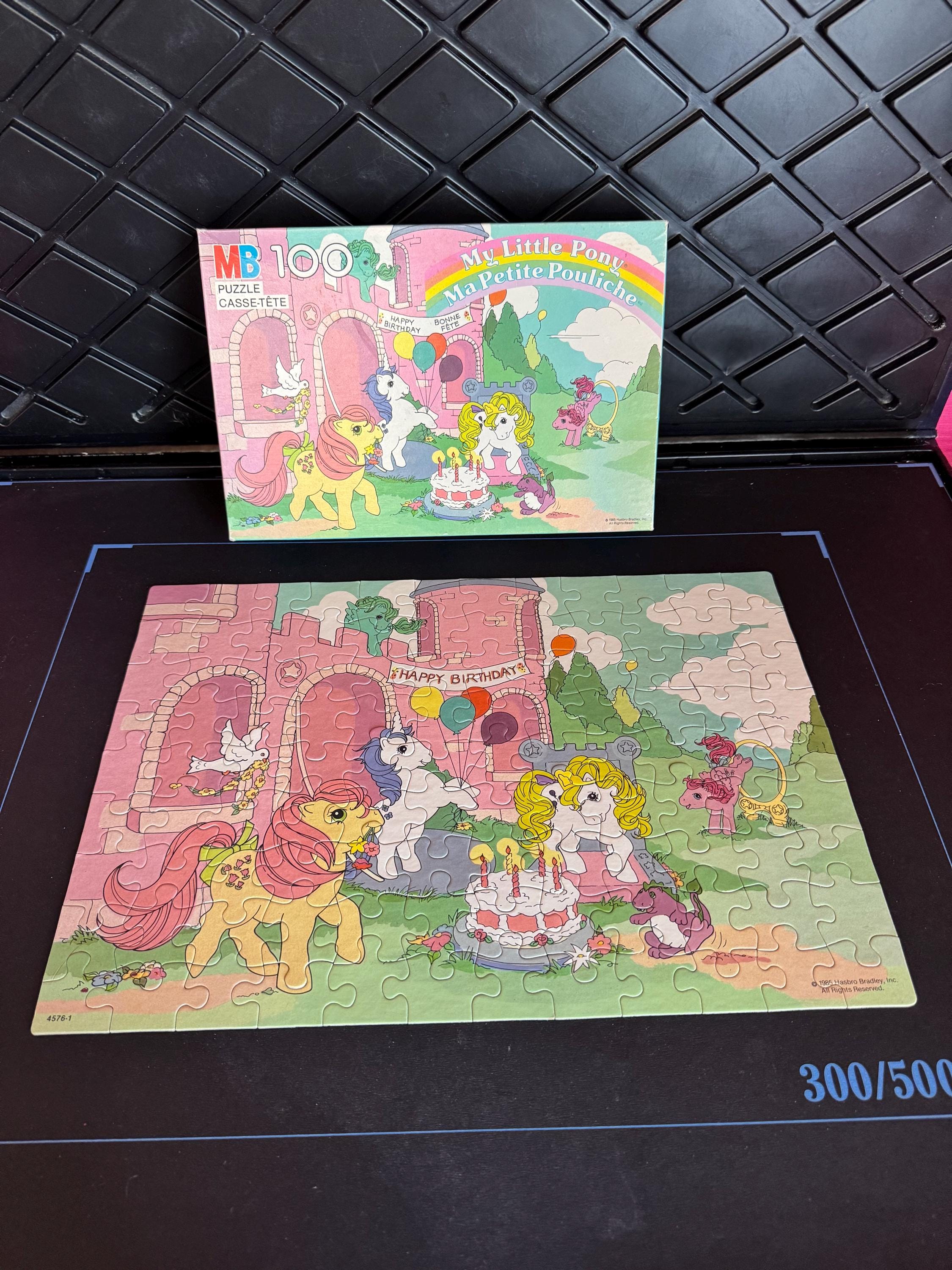 Vintage My Little Pony Jigsaw Puzzle - 100 Pieces MB - 80s Retro