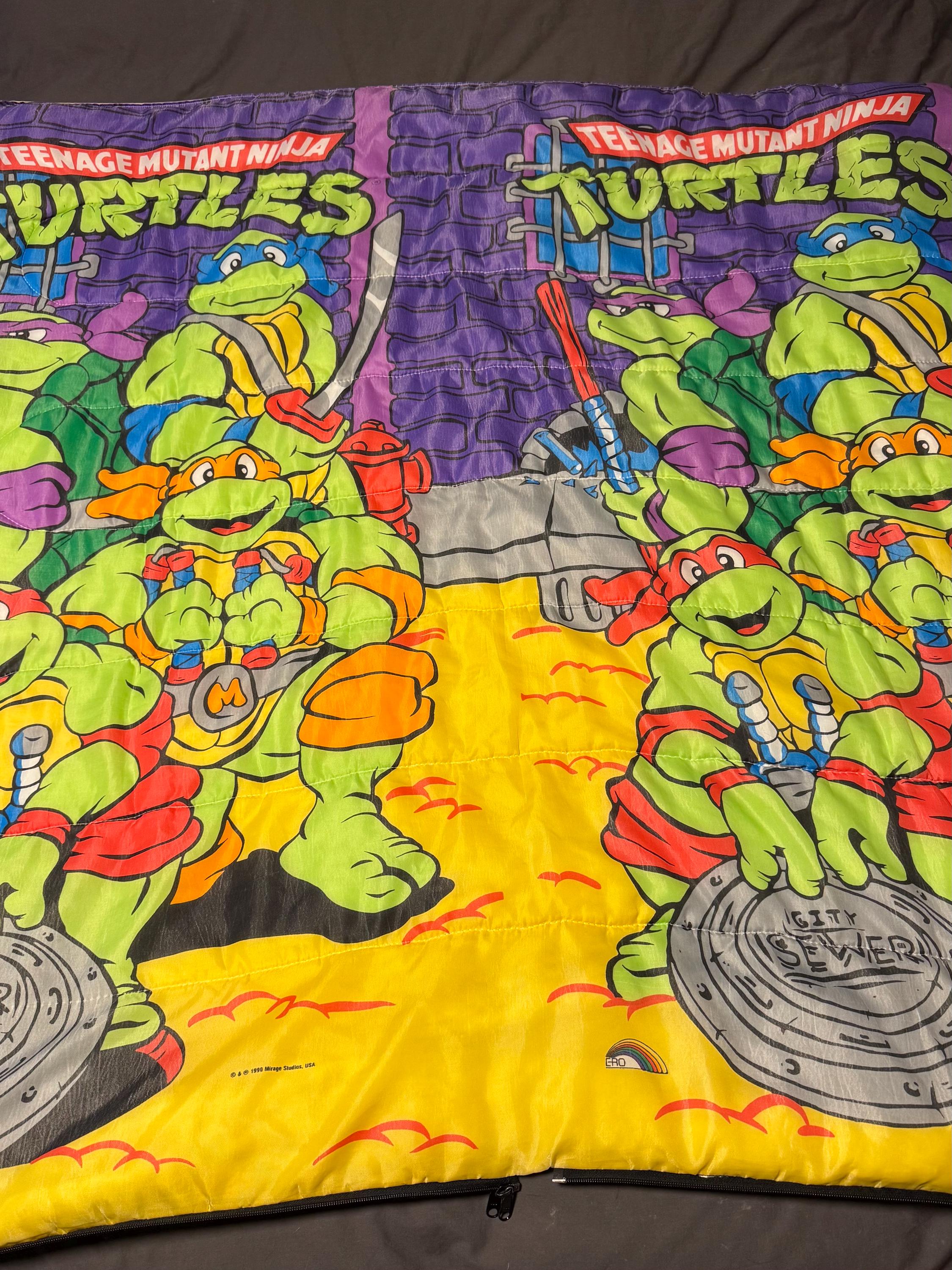 Vintage Teenage Mutant Ninja Turtles Bedding - Etsy