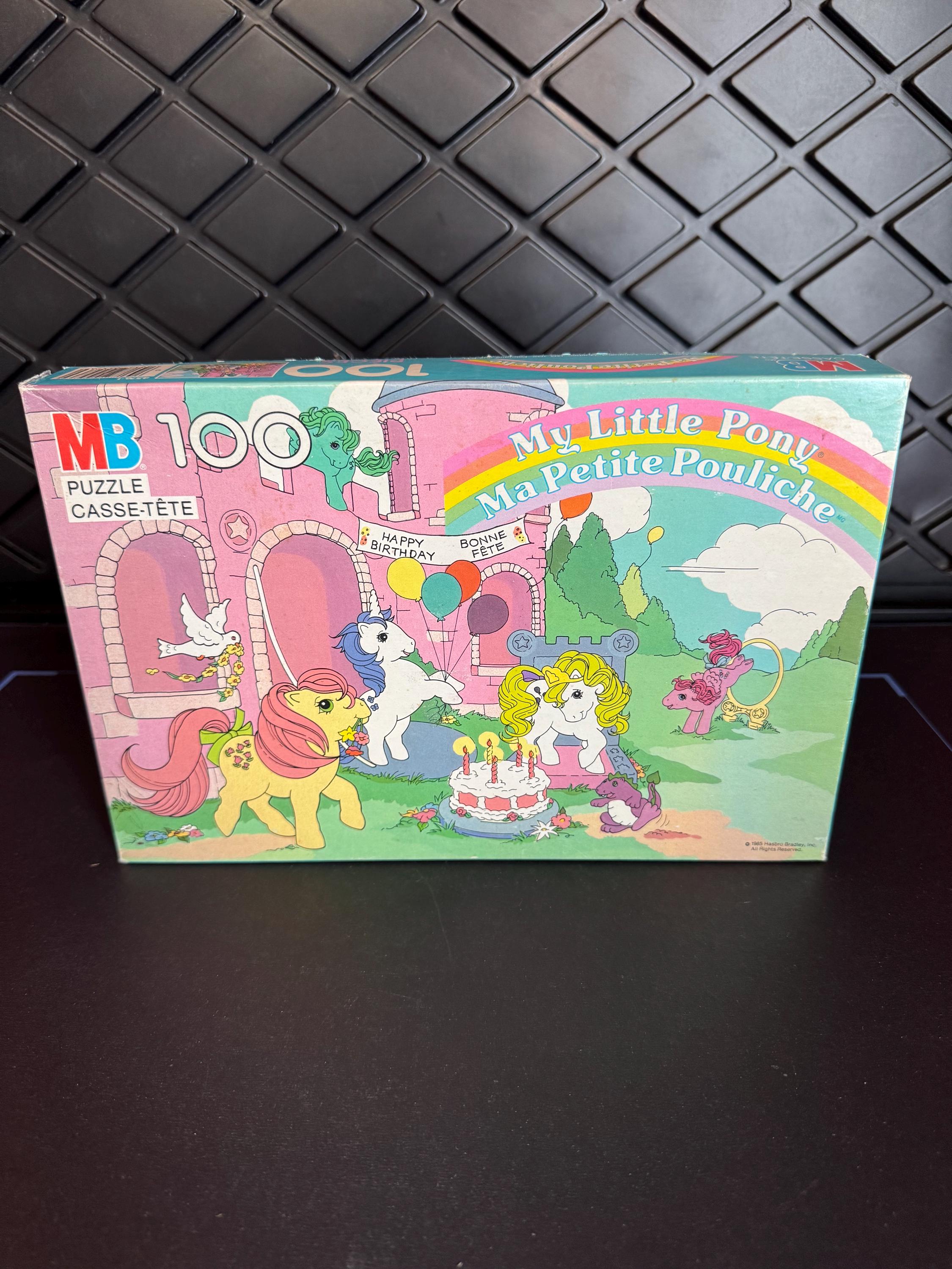 Vintage My Little Pony Jigsaw Puzzle - 100 Pieces MB - 80s Retro