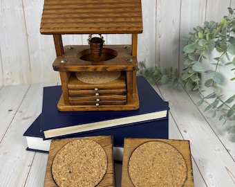 1970年代のドリンクコースター。Cavalli製、ニュージーランド製。6枚