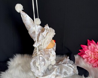 ブランコに乗ったピエロ4体レトロ ブランコに乗ったヴィンテージの吊り下げ式ピエロ人形 - Etsy 日本