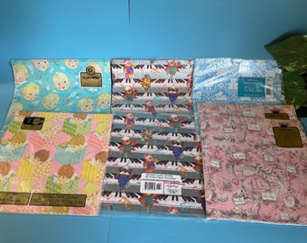 Papel cadeau vintage para bebê: emballage cadeau de collection NOS des années 1970-80