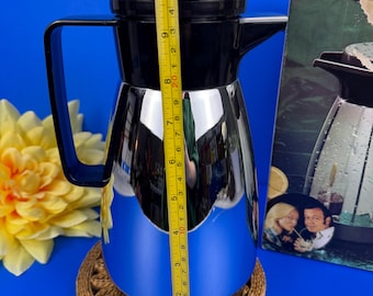 Vintage Dr. Zimmermann Chrome Thermos – Mid-century Space Age