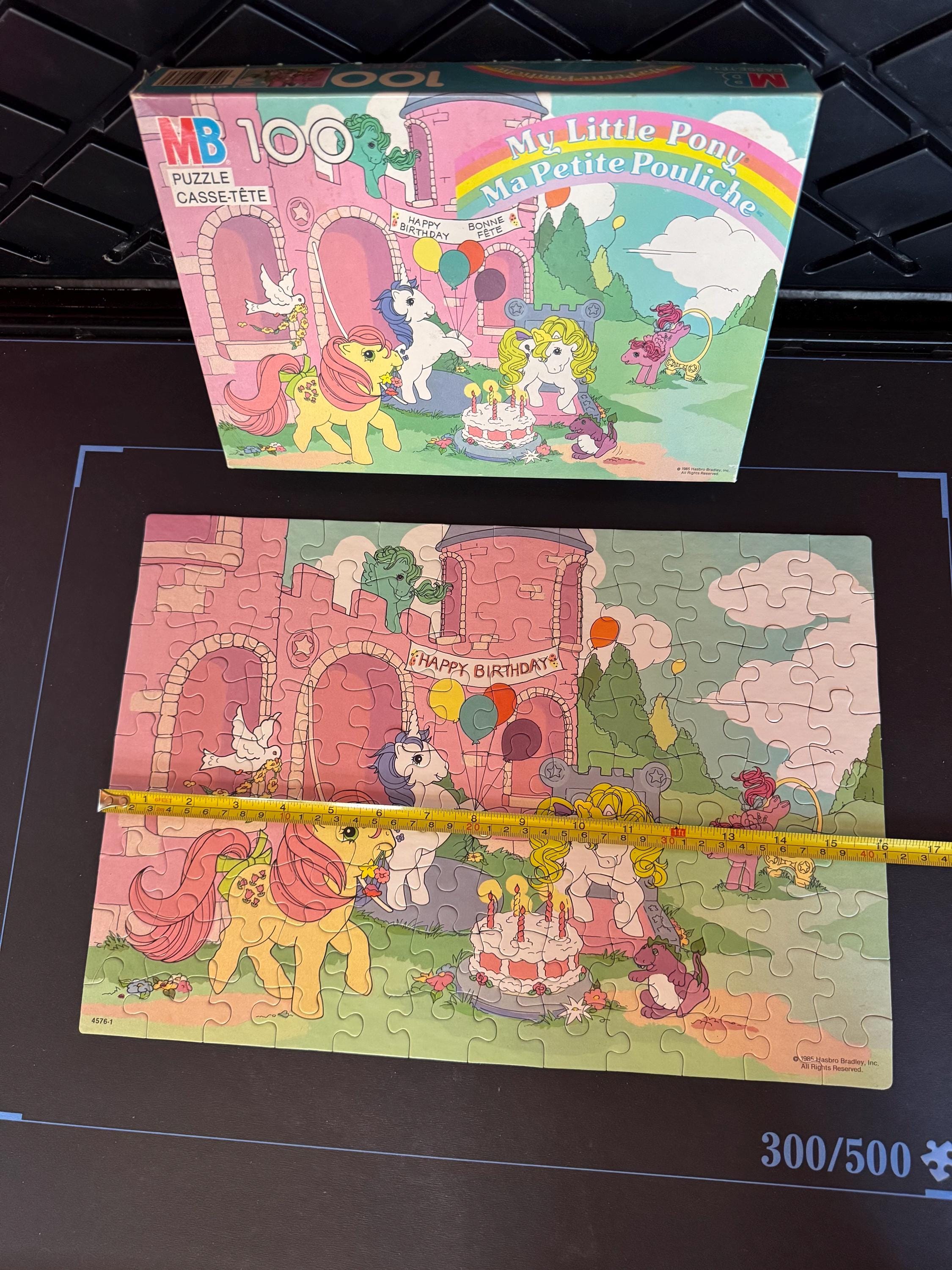 Vintage My Little Pony Jigsaw Puzzle - 100 Pieces MB - 80s Retro
